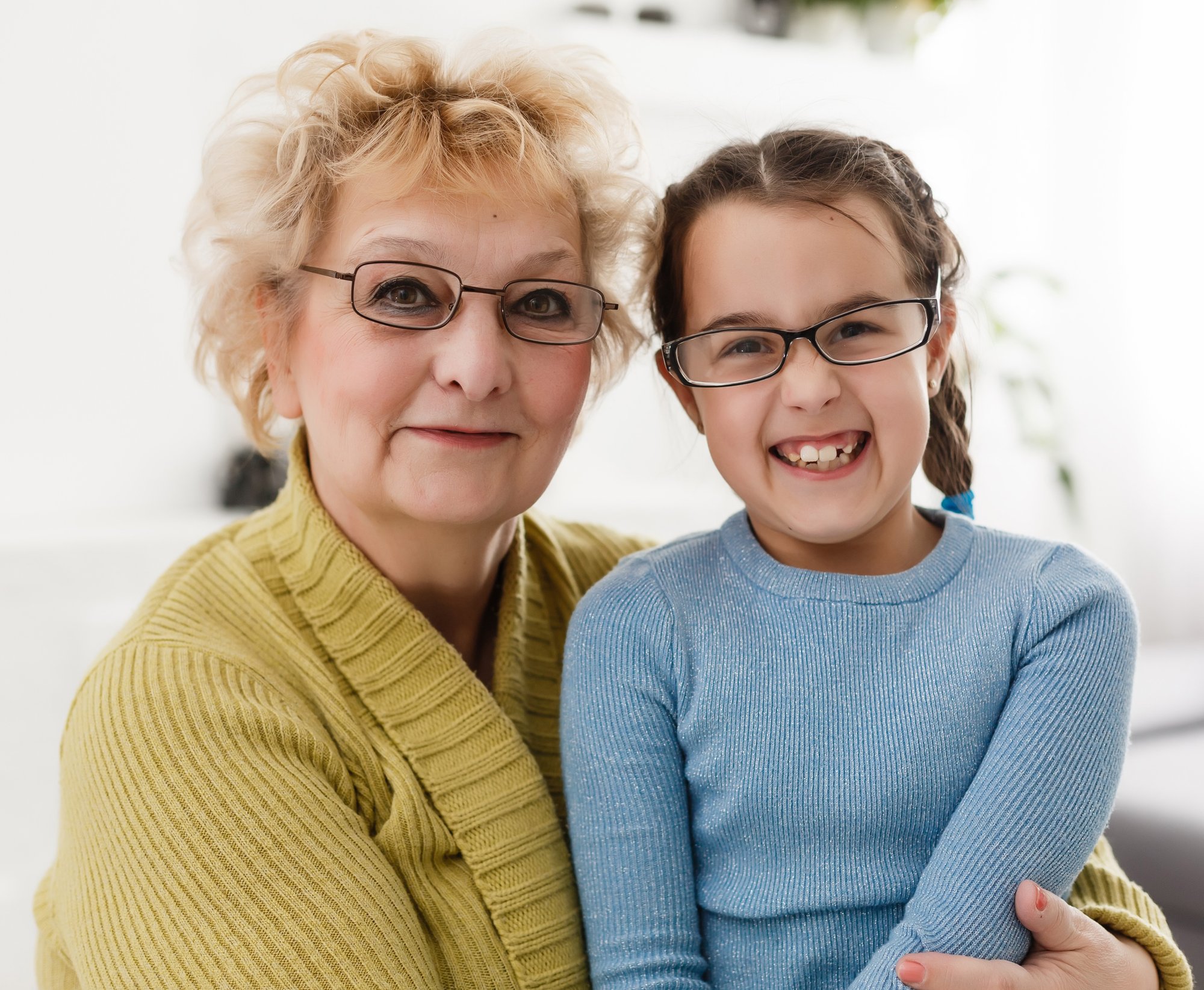 grandma and grandchild